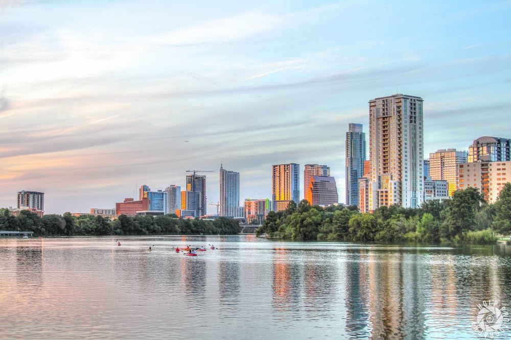 View from Boardwalk on Lady Bird Lake - Photo: Mike Holp