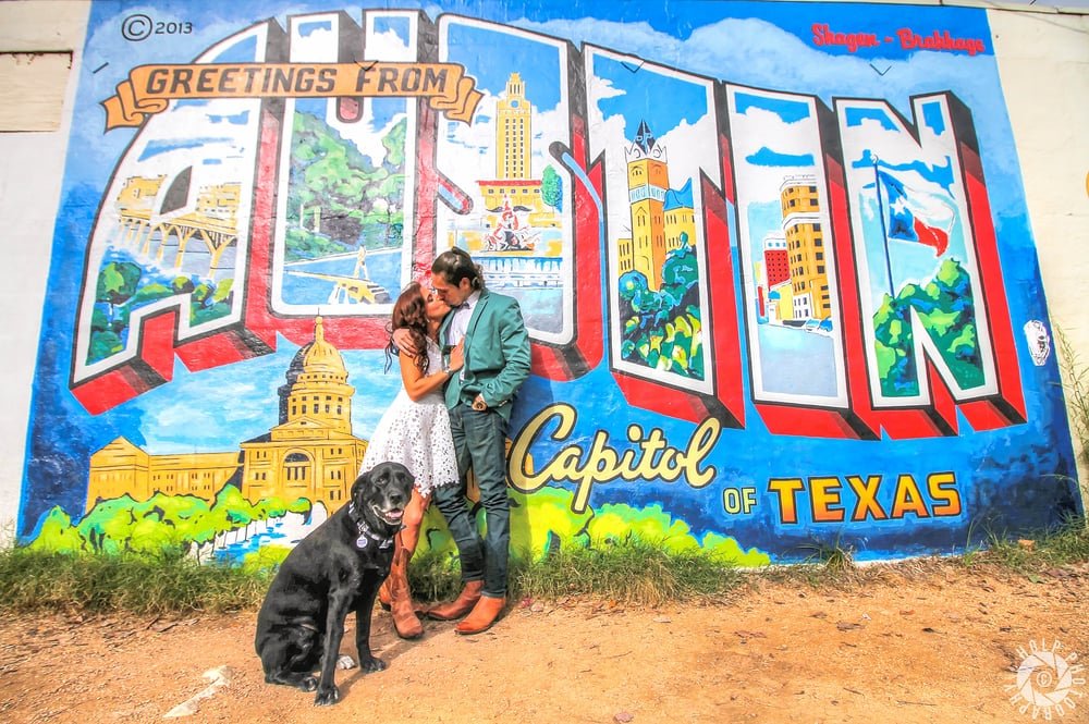 Greetings From Austin Mural - Mike Holp photo -