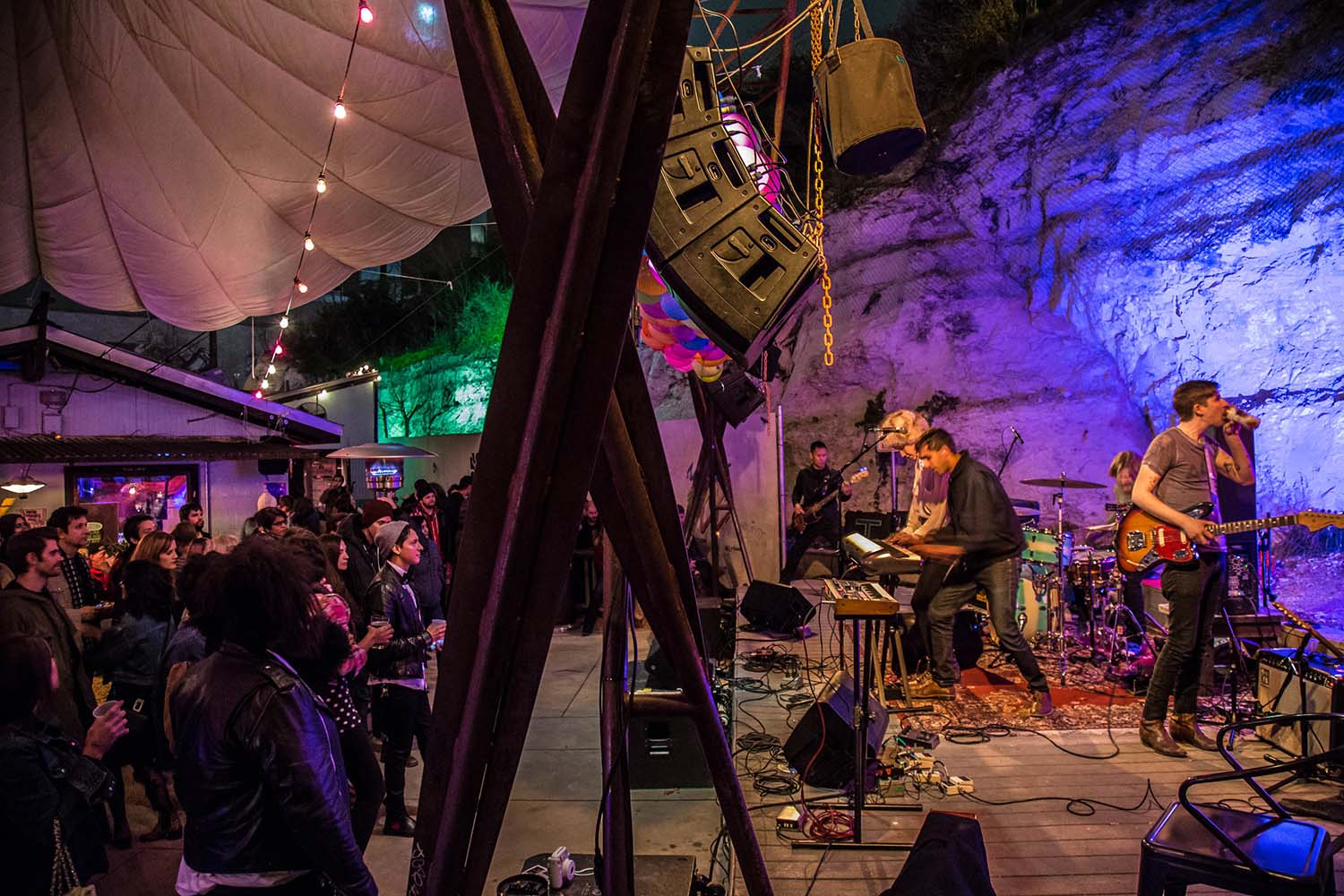 From the stage at Cheer Up Charlies on Red River. Photo: Will Taylor - LostinAustin.org