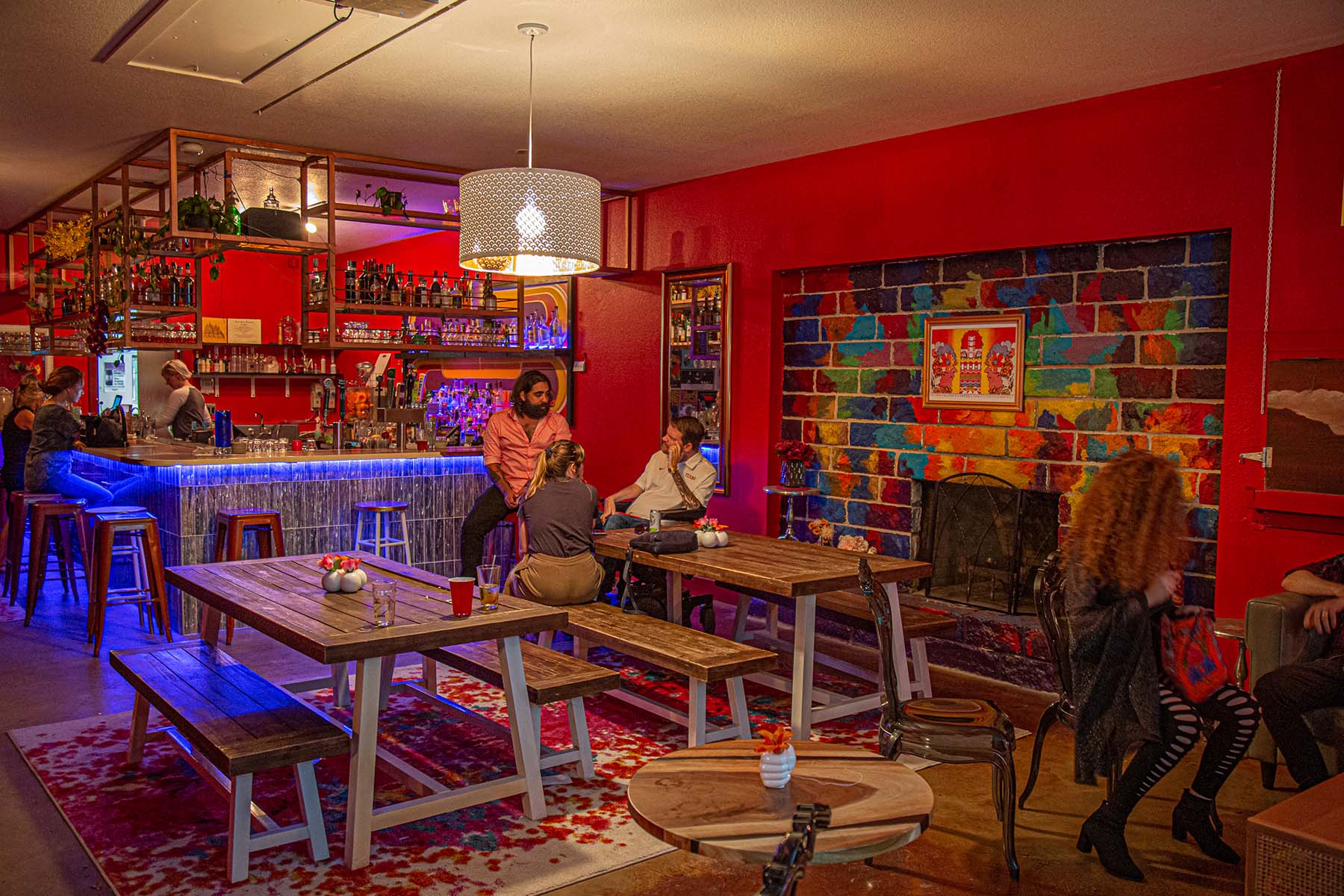 Beer garden, outside stage, eclectic interior bar - it's The Far Out on Manchaca. Photo: Will Taylor - LostinAustin.org