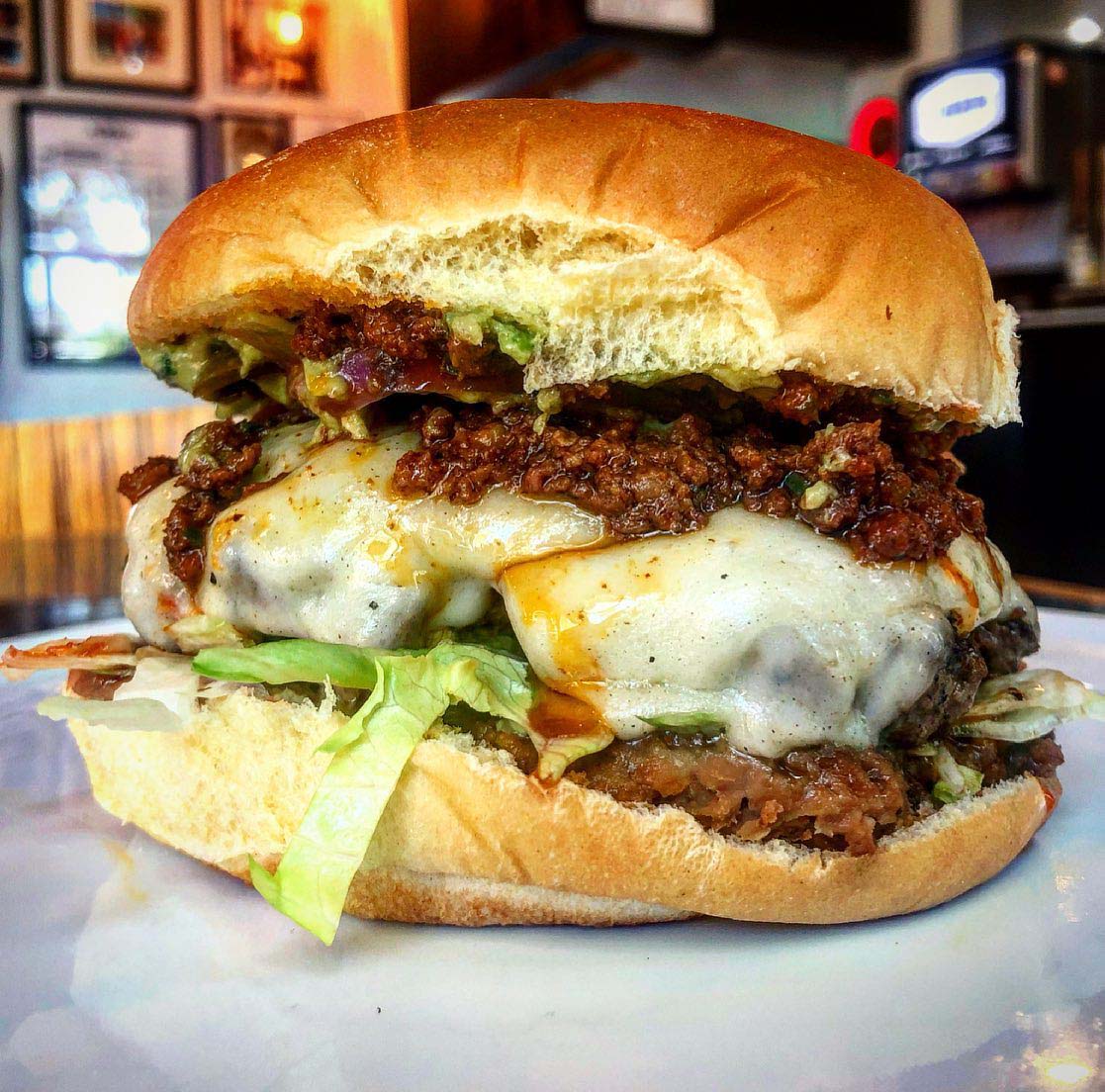 Meet the Federale Burger at JewBoy Burgers.