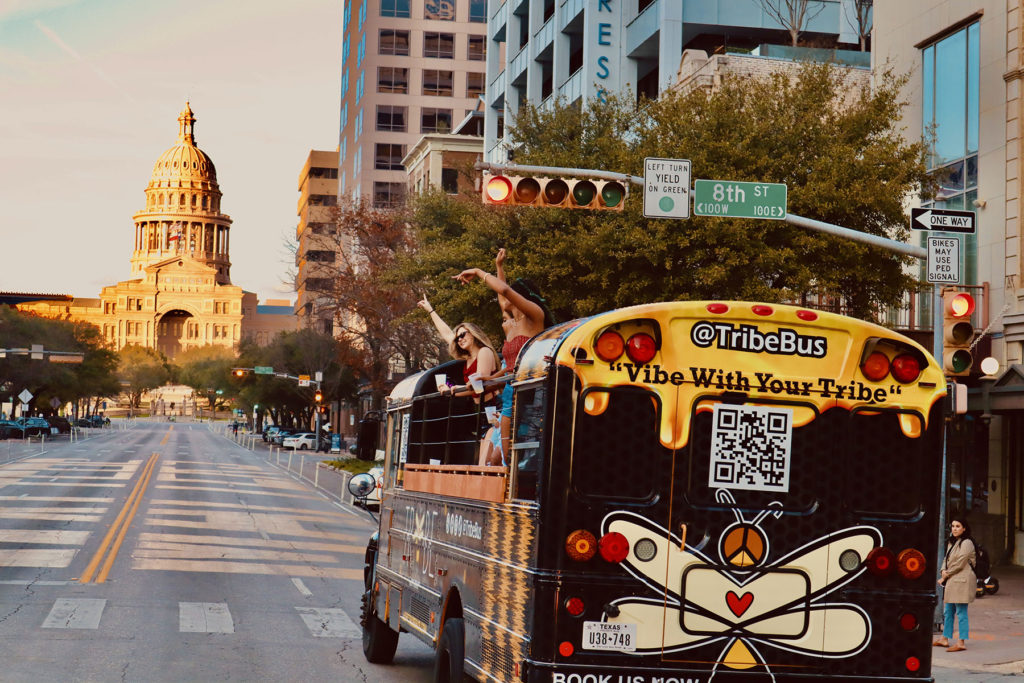 Tribe Bus Tours - Austin Texas Party Bus Tours