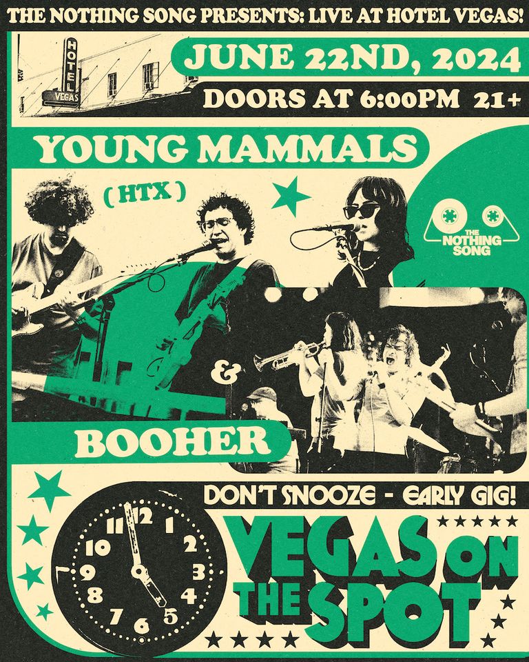 VEGAS ON THE SPOT ft. Young Mammals (HTX) & BOOHER at Hotel Vegas ...